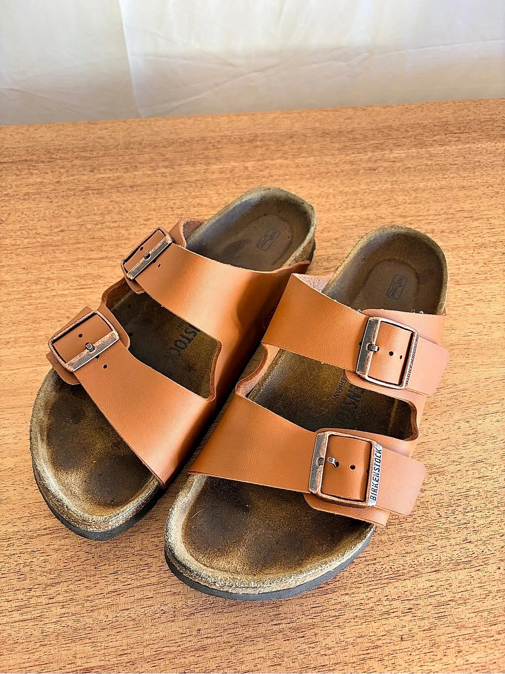 Birkenstock Arizona Soft Footbed Oiled Leather Sandals Brown EU 41